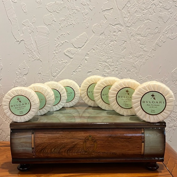 BVLGARI Other - BVLGARI wrapped Soap Set NWOT